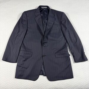 Loro Piana x Hickey Freeman Men Sport Coat Blazer Pinstripe Super‎ 130s Wool 42R